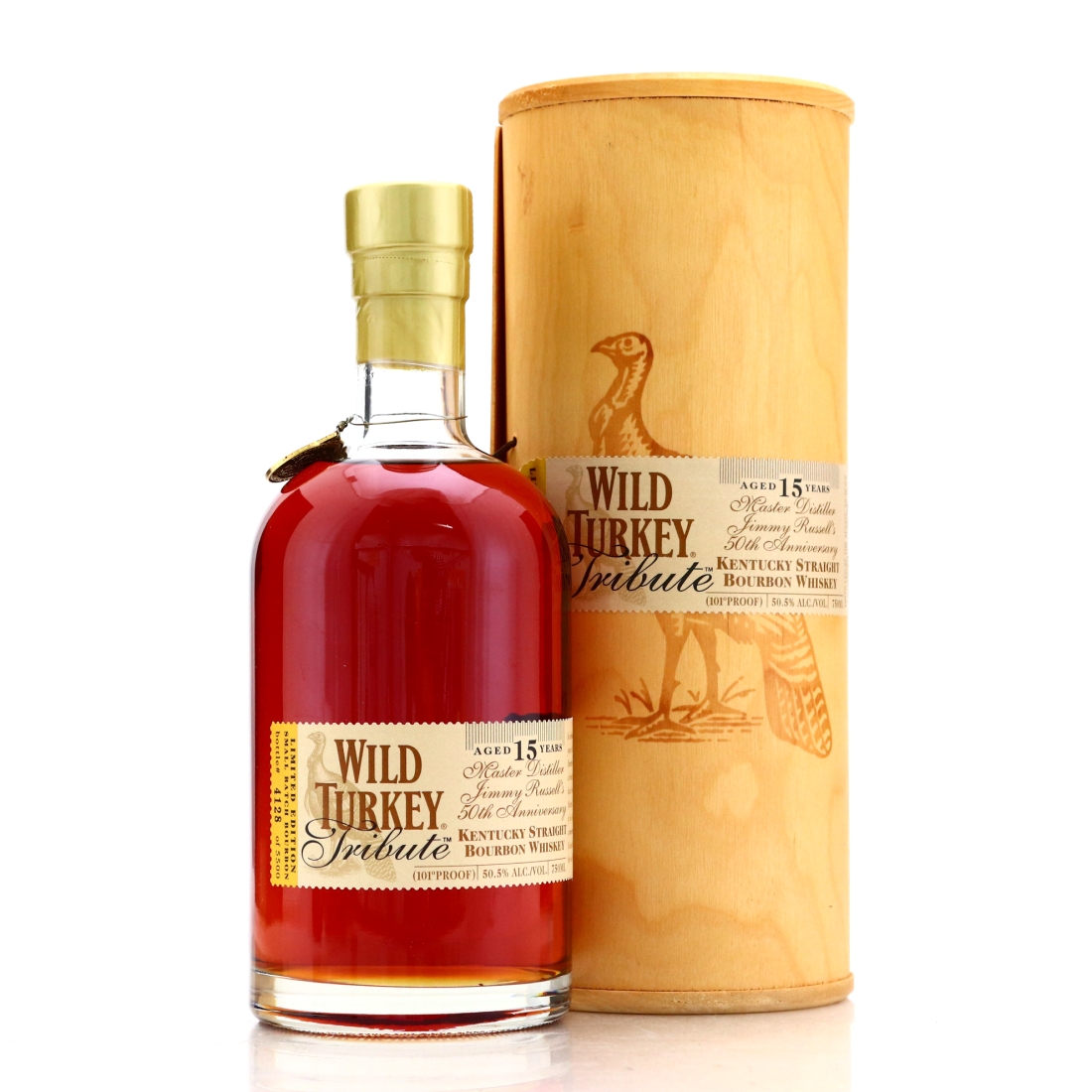 Wild Turkey Tribute 15 Year Old 101 Proof 2004 / Jimmy Russell 50th Anniversary