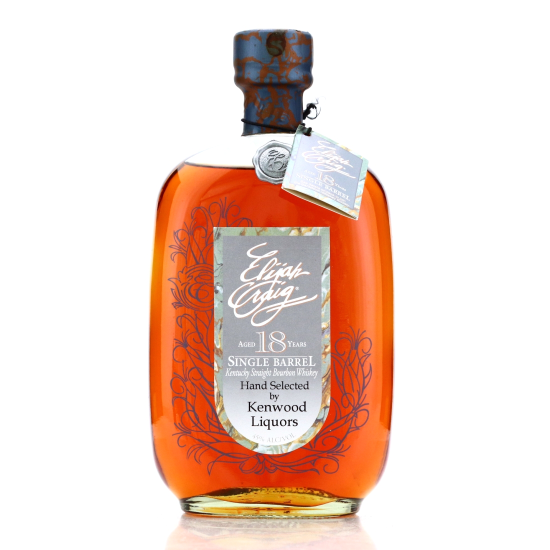 Elijah Craig 1992 Single Barrel 18 Year Old / Kenwood Liquors