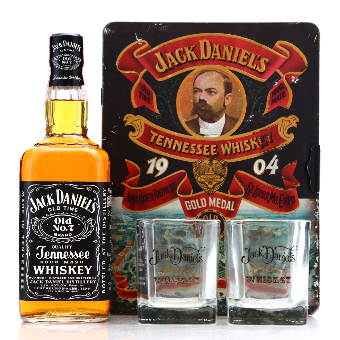 Jack Daniel's Old No.7 90 Proof 1982 Gift Tin