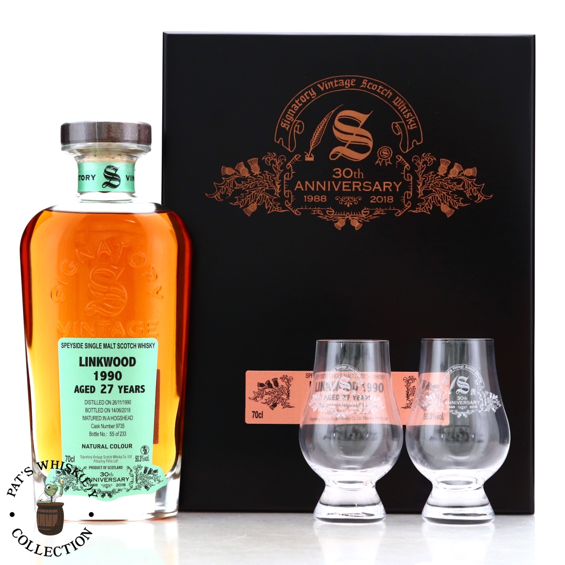 Linkwood 1990 Signatory Vintage 27 Year Old Cask Strength / 30th Anniversary