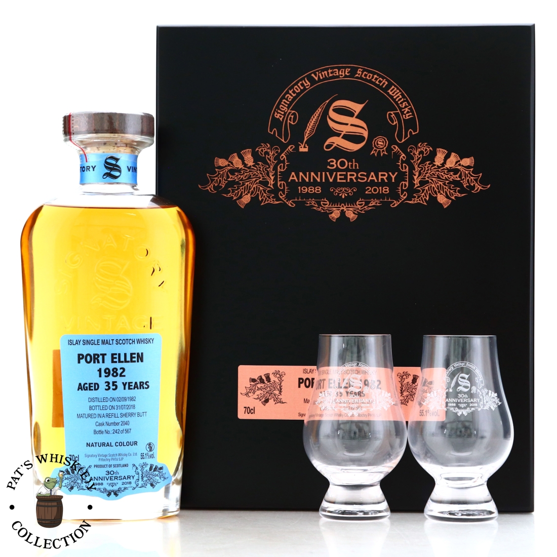 Port Ellen 1982 Signatory Vintage 35 Year Old Cask Strength / 30th Anniversary