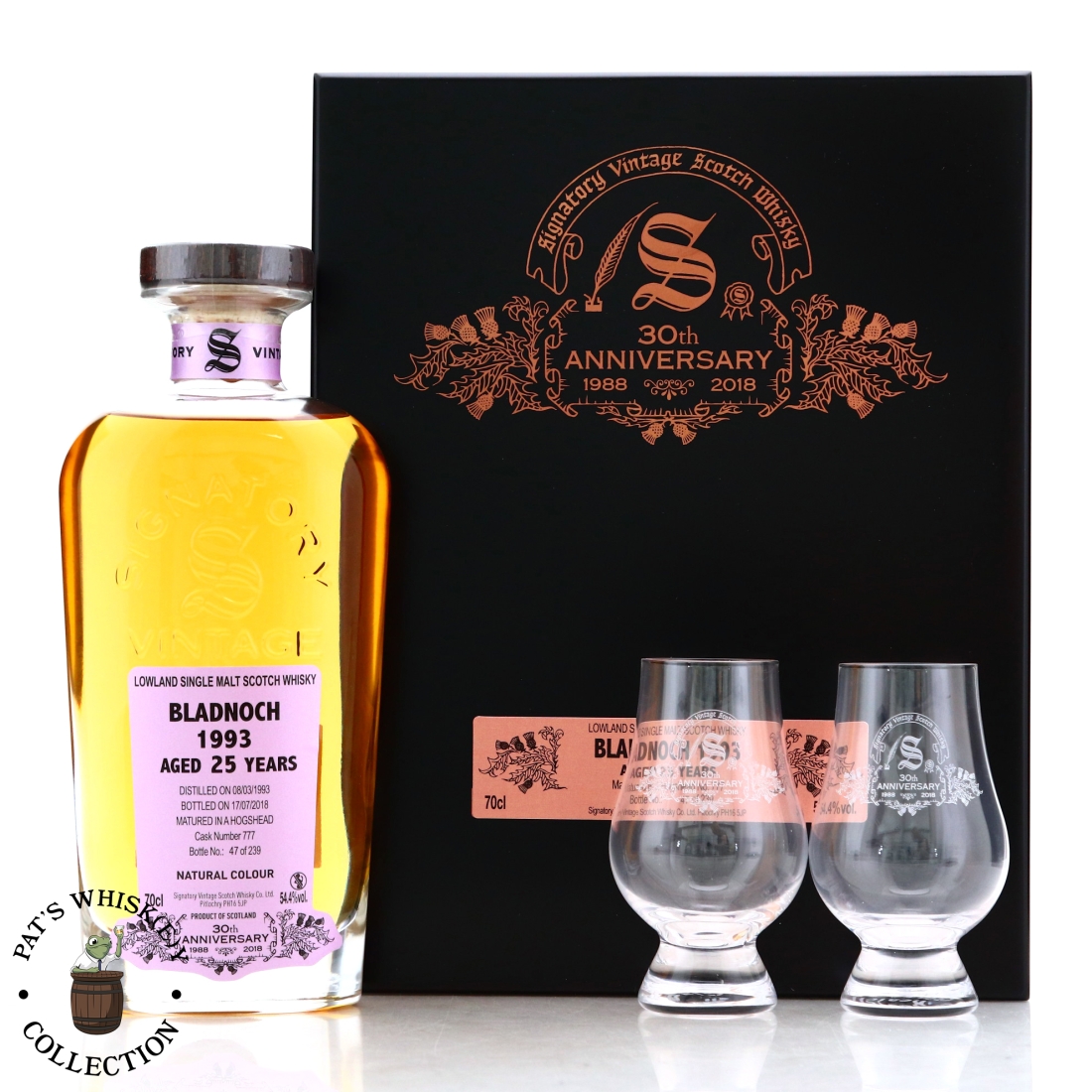 Bladnoch 1993 Signatory Vintage 25 Year Old Cask Strength / 30th Anniversary