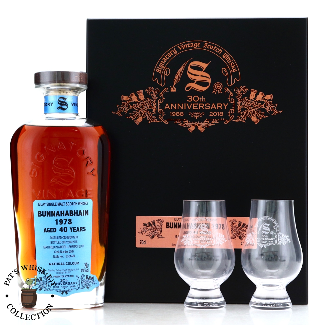 Bunnahabhain 1978 Signatory Vintage 40 Year Old Cask Strength / 30th Anniversary
