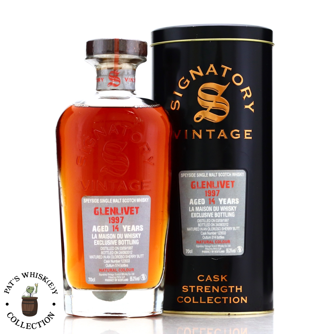Glenlivet 1997 Signatory Vintage 14 Year Old Cask Strength / LMDW