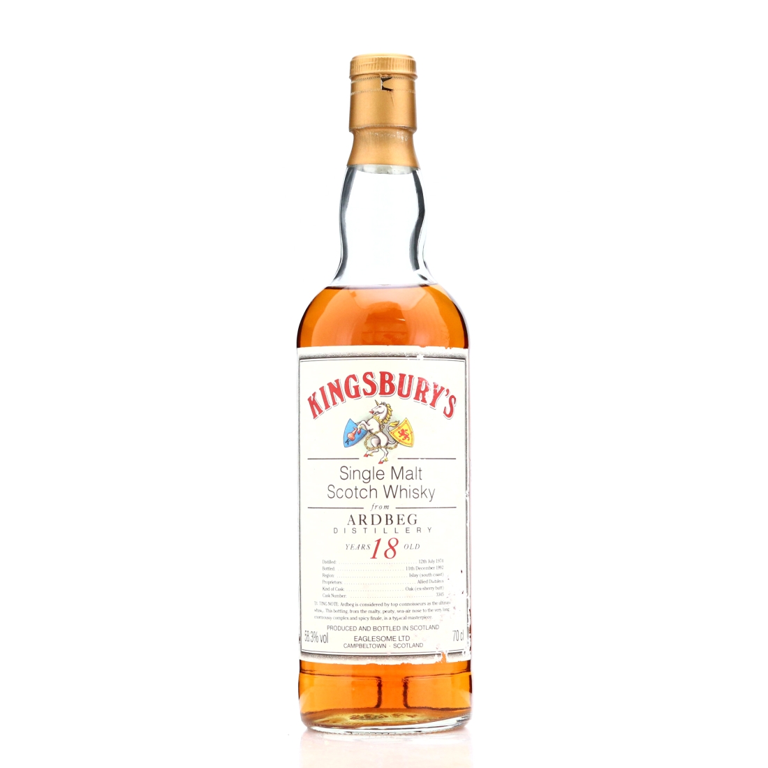 Ardbeg 1974 Kingsbury 18 Year Old #3345