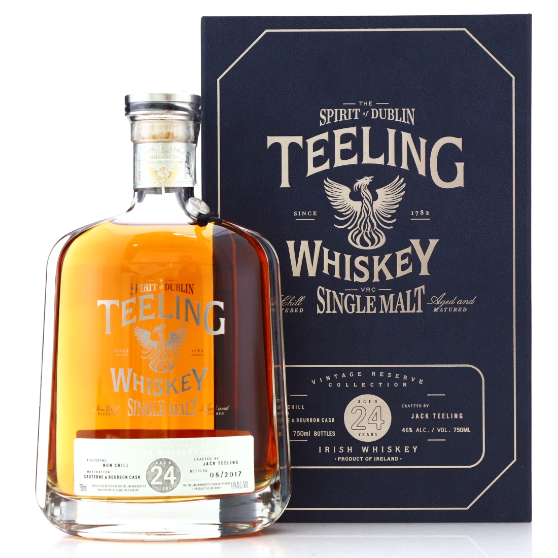 Teeling Whiskey 24 Year Old Vintage Reserve Single Malt Batch #2 75cl / Bourbon & Sauternes - US Import