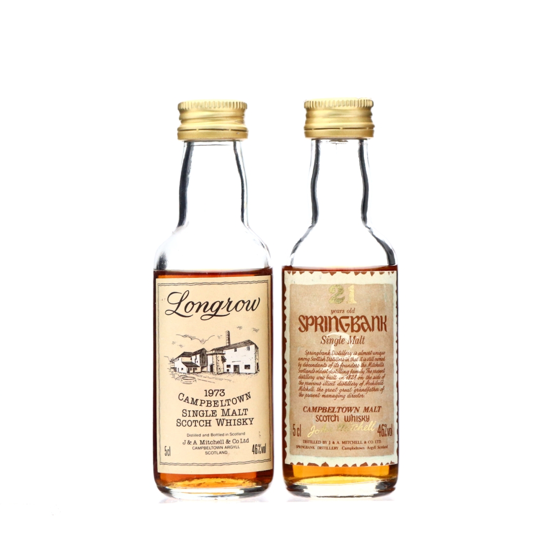 Springbank Miniatures x 2 / Includes Longrow