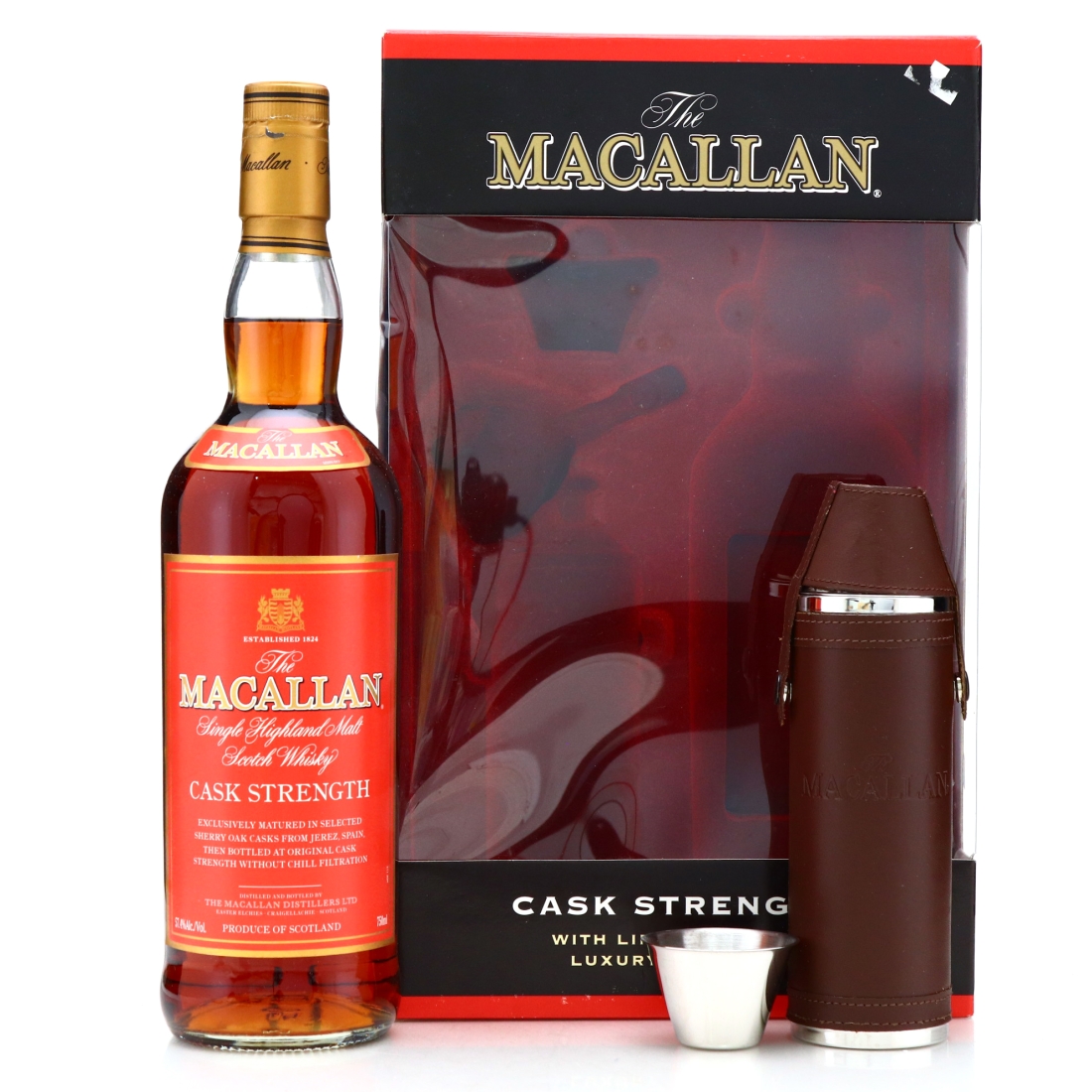 Macallan Cask Strength 57.4% 75cl / US Import Gift Pack