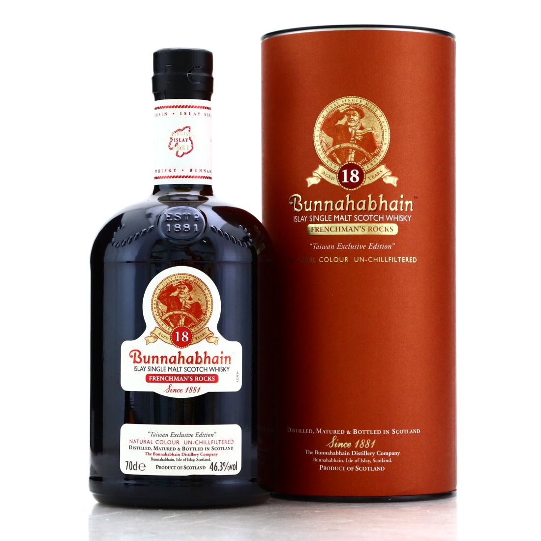 Bunnahabhain 18 Year Old Frenchman's Rock / Taiwan 