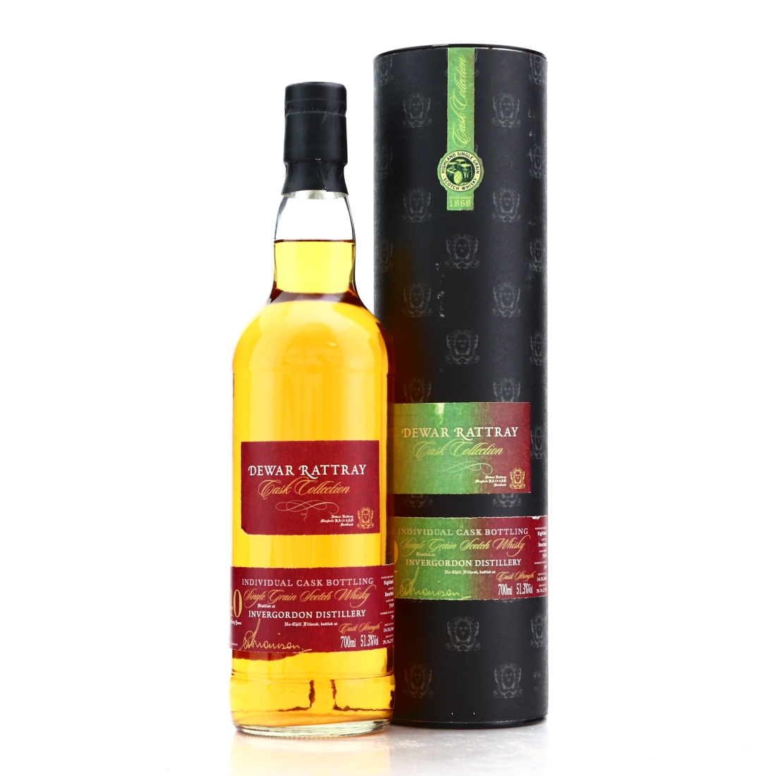 Invergordon 1964 Dewar Rattray 40 Year Old