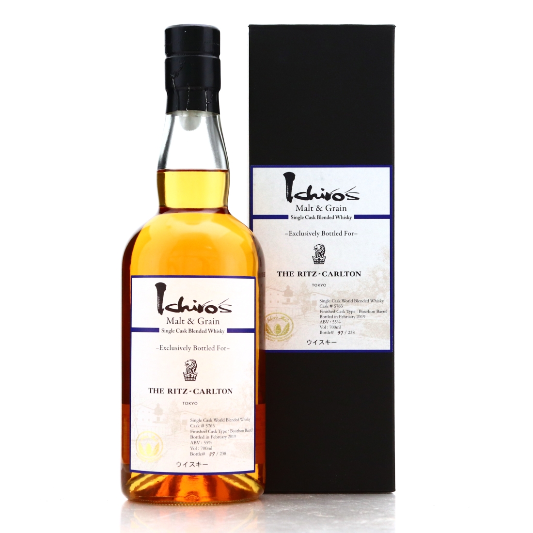 Ichiro's Malt and Grain Single Bourbon Cask #5763 / Ritz-Carlton Tokyo