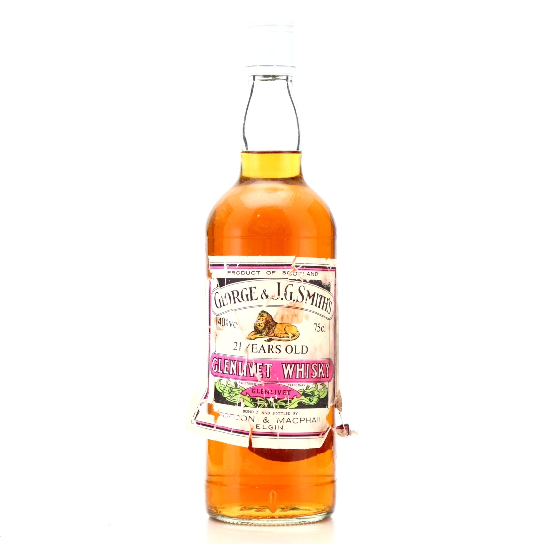 Glenlivet 21 Year Old Gordon and MacPhail 1980s