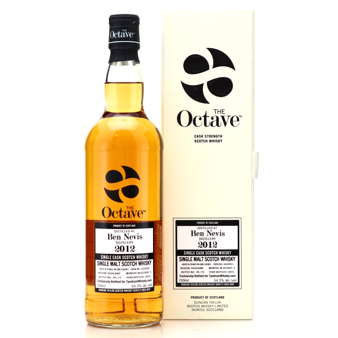 Ben Nevis 2012 Duncan Taylor 12 Year Old The Octave / Tyndrum Whisky
