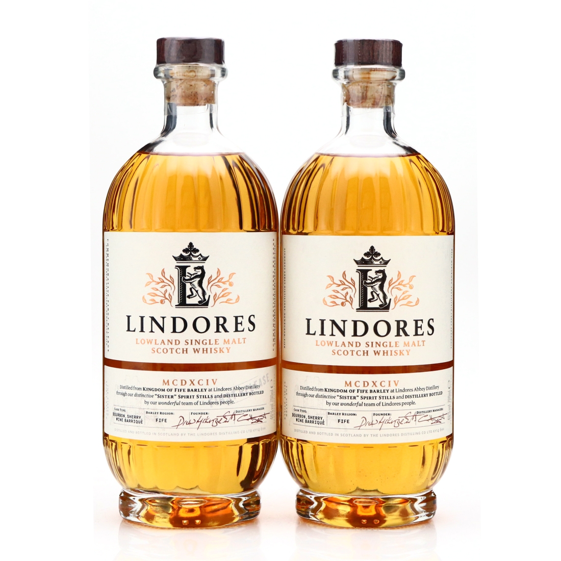 Lindores Single Malt and Commemorative First Release 2 x 70cl