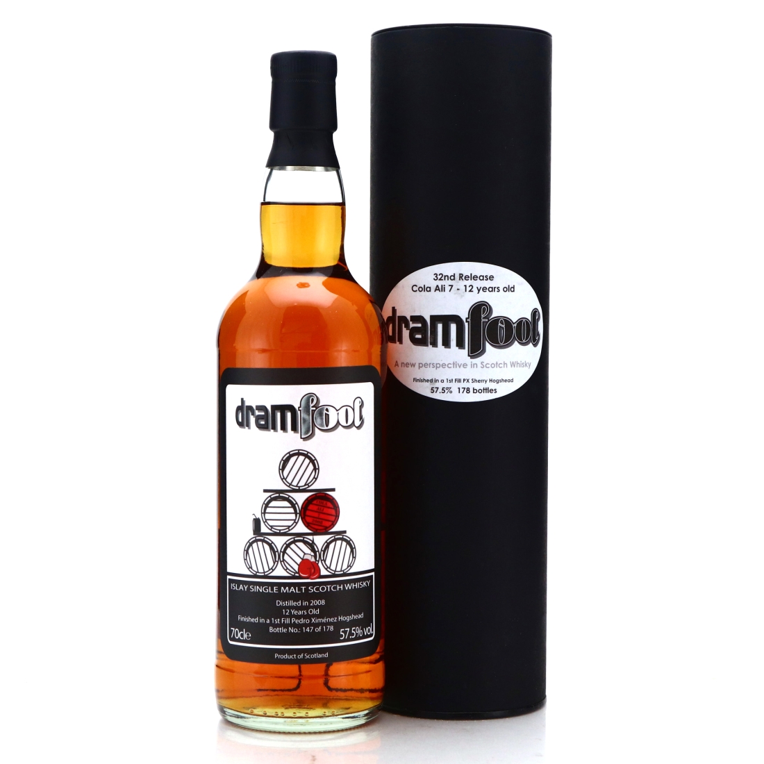 Caol Ila 'Cola Ali 7' 2008 Dramfool 12 Year Old