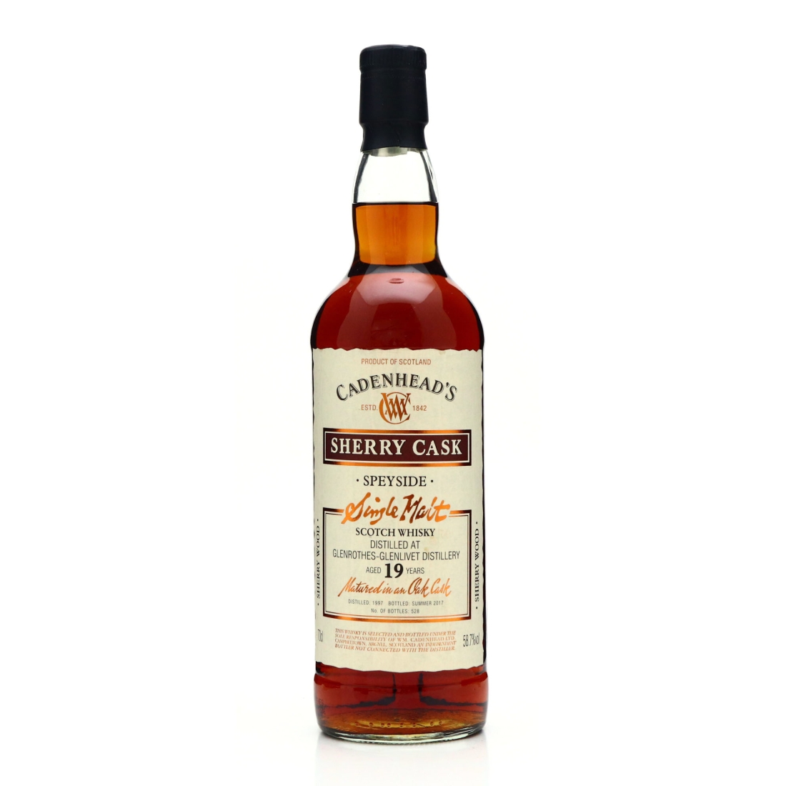 Glenrothes 1997 Cadenhead's 19 Year Old Sherry Cask