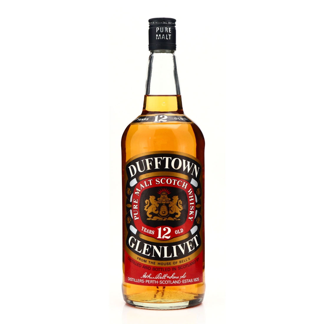 Dufftown 12 Year Old 1 Litre 1980s
