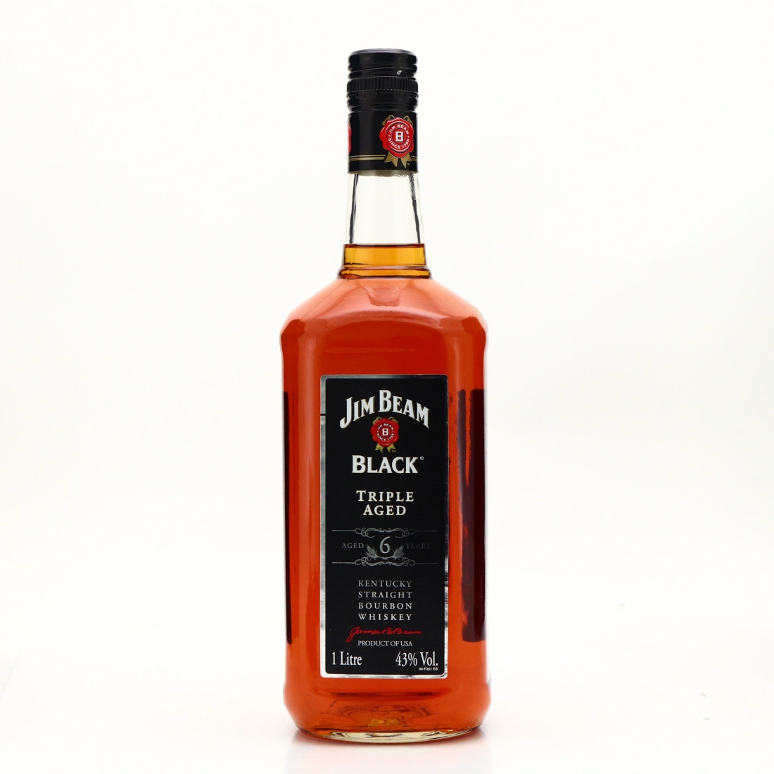 Jim Beam Black 6 Year Old Triple Aged Kentucky Straight Bourbon 1 litre