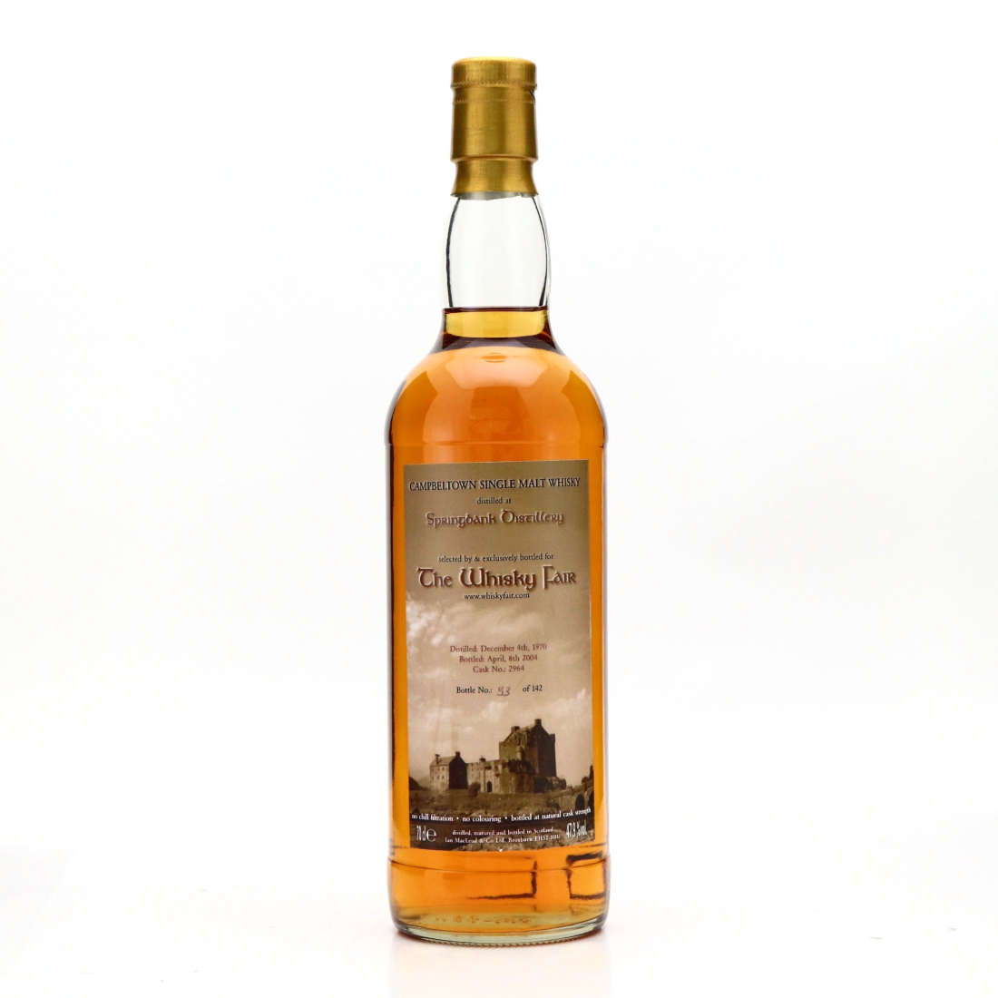 Springbank 1970 The Whisky Fair