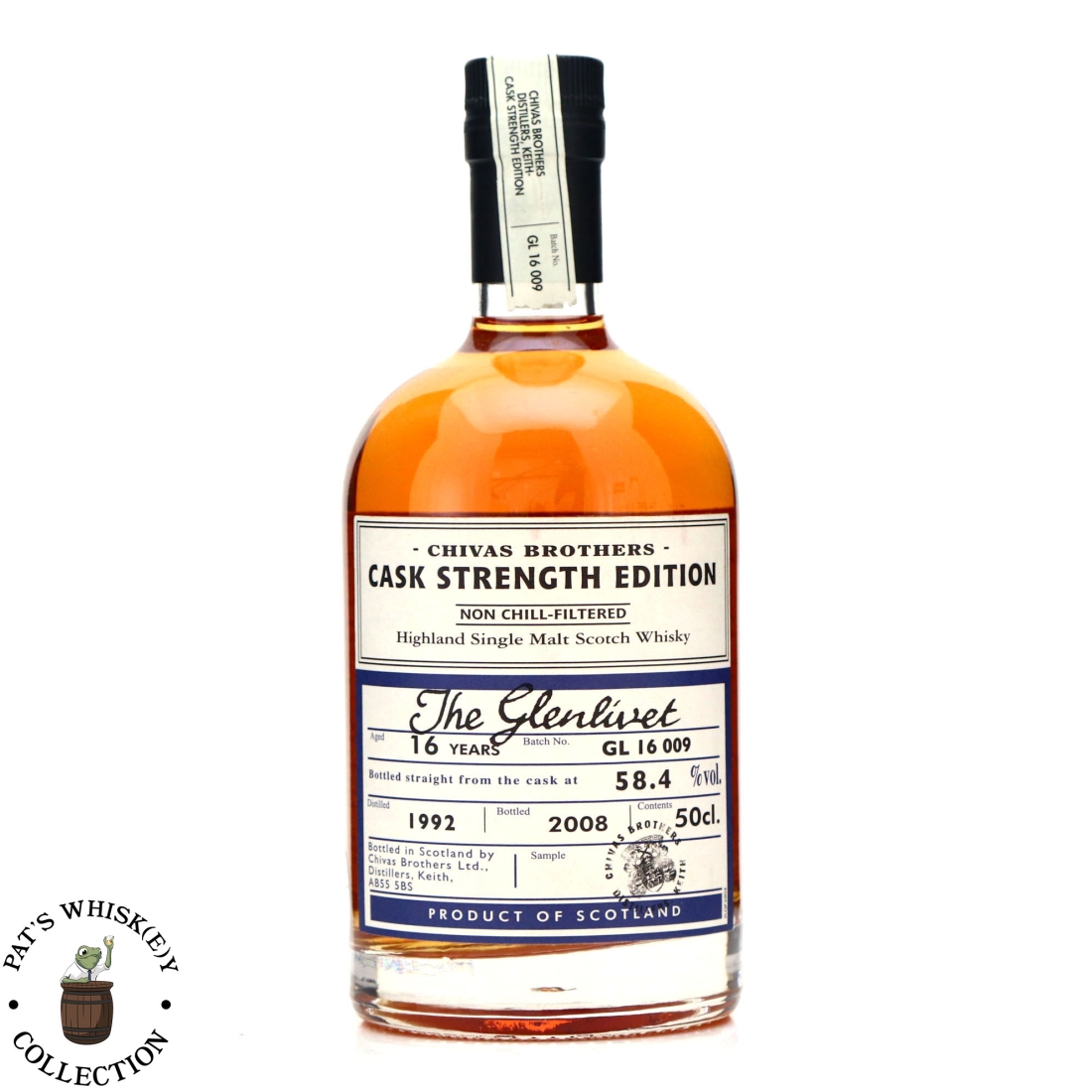 Glenlivet 1992 Cask Strength 16 Year Old 50cl / Batch #009