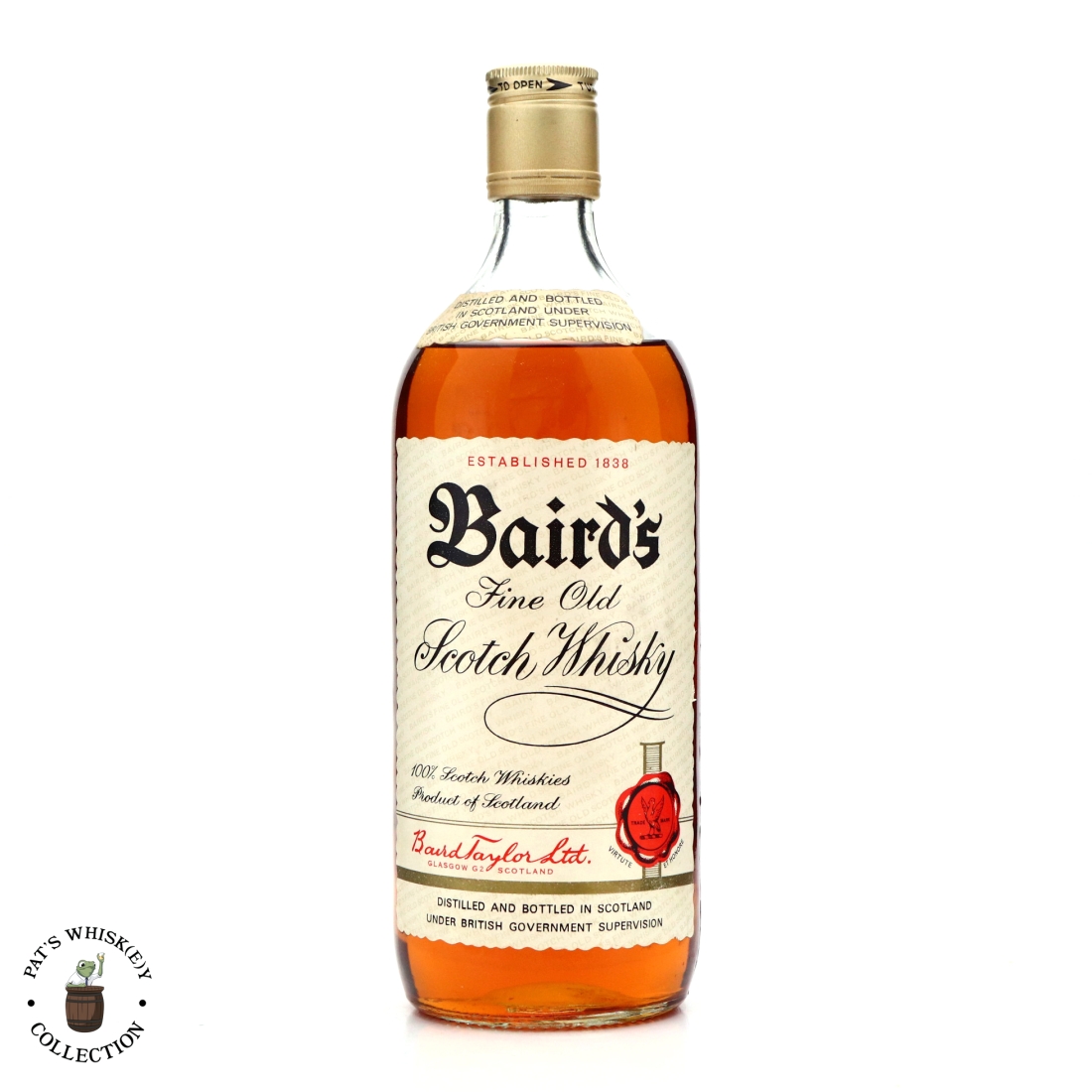 Baird's Fine Old Scotch Whisky 1970s