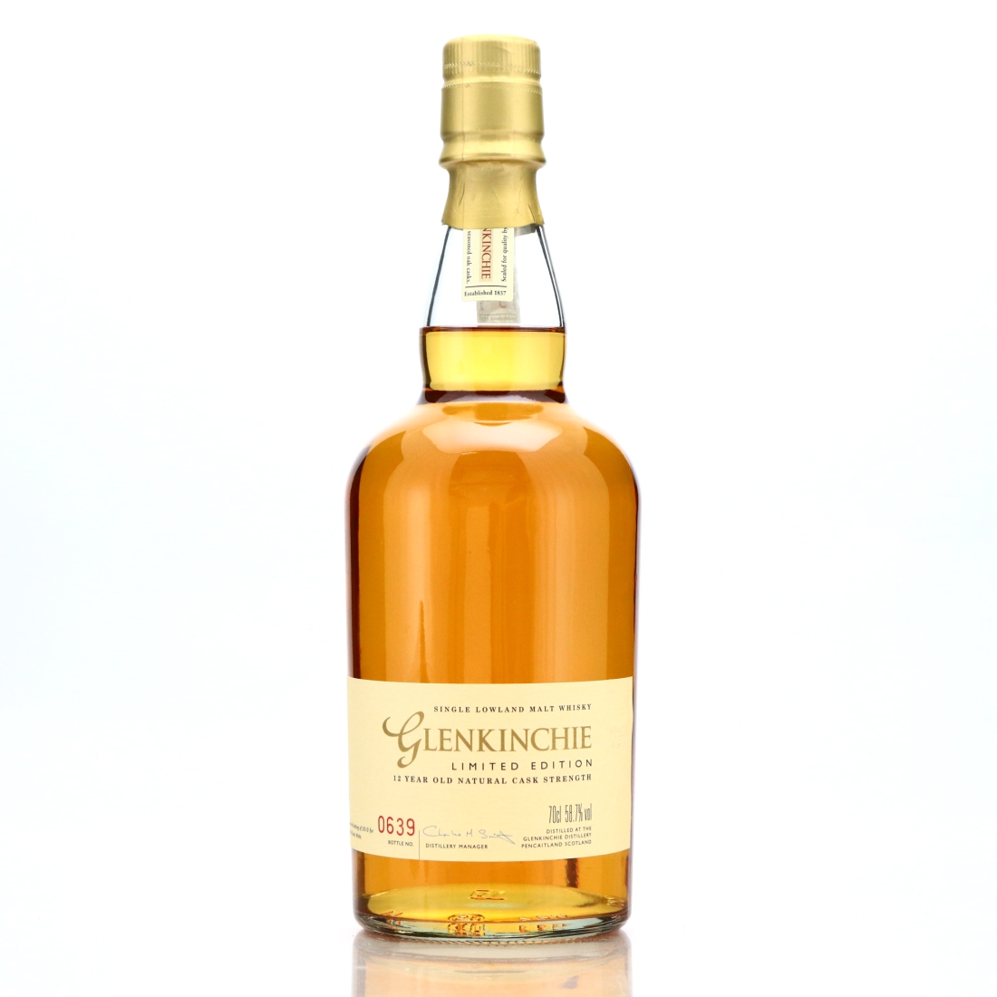 Glenkinchie 12 Year Old Cask Strength Friends of the Classic Malts