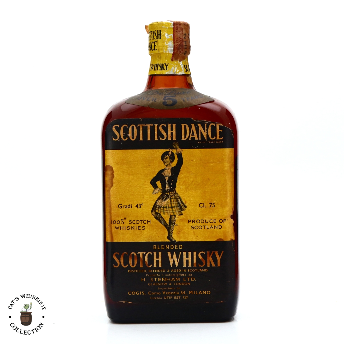 Scottish Dance 5 Year Old Scotch Whisky 1960s