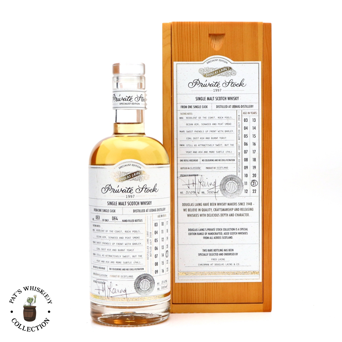 Ledaig 1997 Douglas Laing 21 Year Old / Private Stock