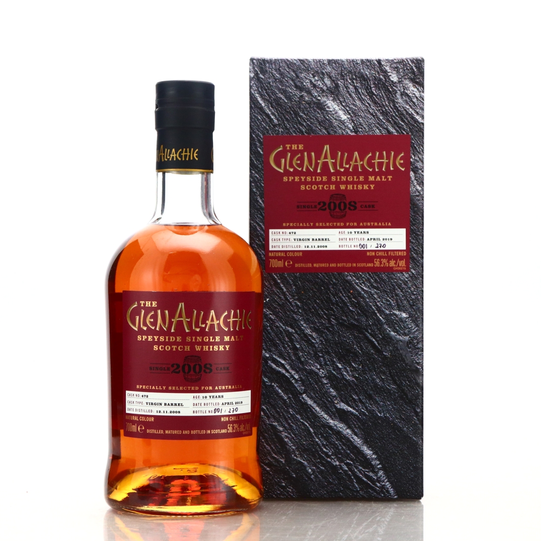 Glenallachie 2008 Single Virgin Cask 10 Year Old #472