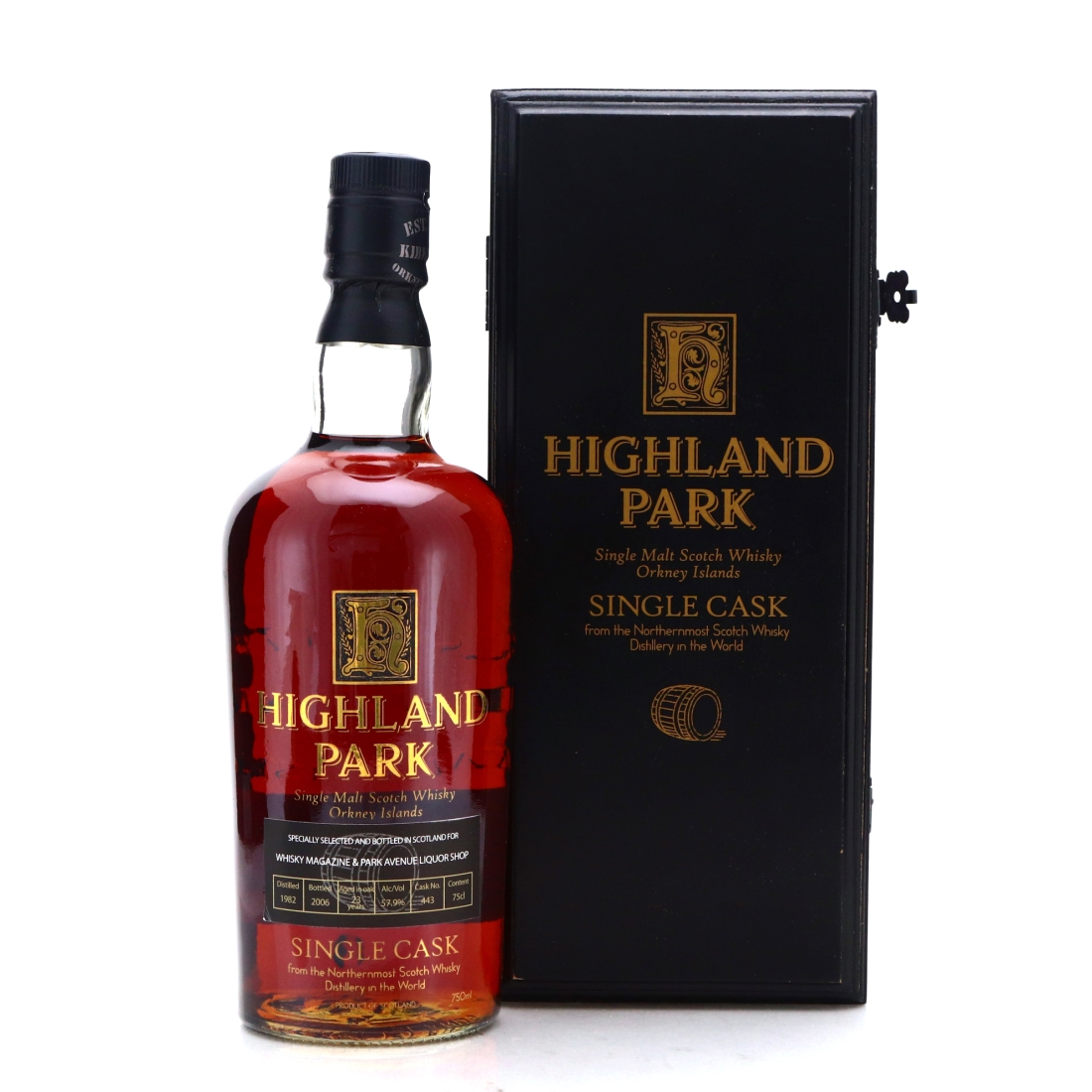 Highland Park 1982 Single Cask 23 Year Old #443 75cl / Whisky Magazine & Park Avenue Liquor Shop