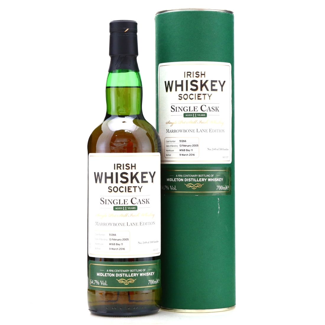 Midleton 2005 Irish Whisky Society 11 Year Old / Marrowbone Edition