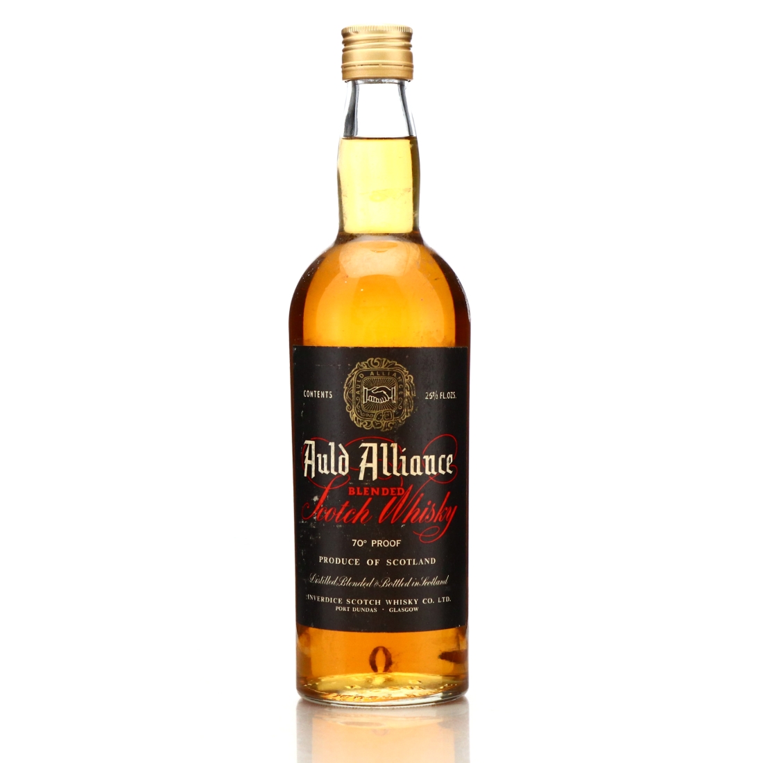 Auld Alliance Scotch Whisky 1970s