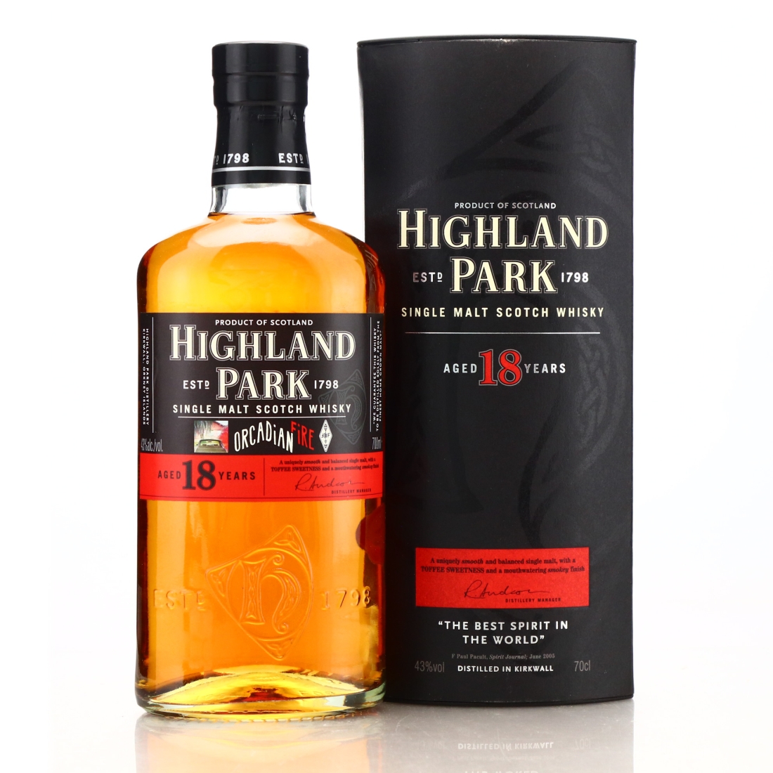 Highland Park 18 Year Old pre-2017 / Orcadian Fire