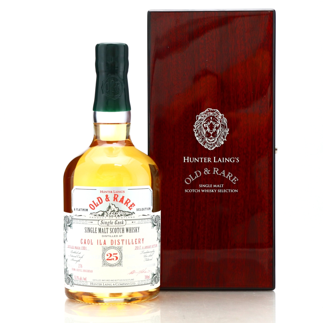 Caol Ila 1991 Hunter Laing 25 Year Old / Old and Rare