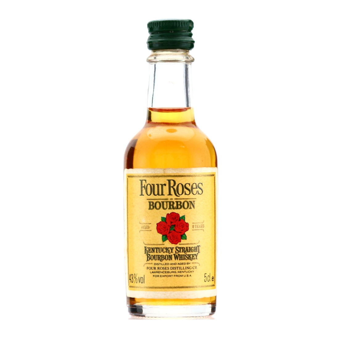 Four Roses 6 Year Old Kentucky Bourbon Miniature 1990s