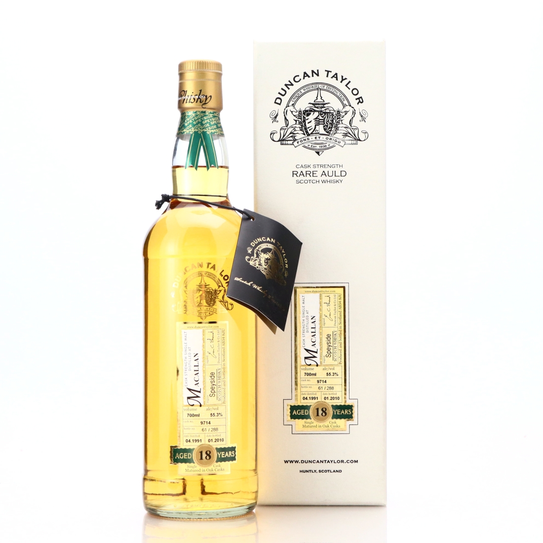 Macallan 1991 Duncan Taylor 18 Year Old