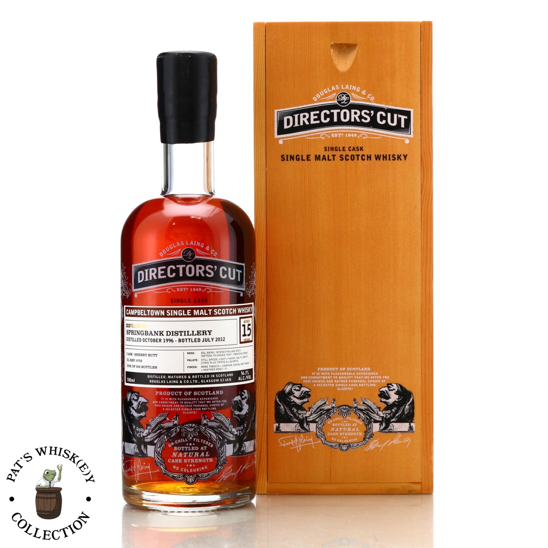 Springbank 1996 Douglas Laing 15 Year Old Director's Cut