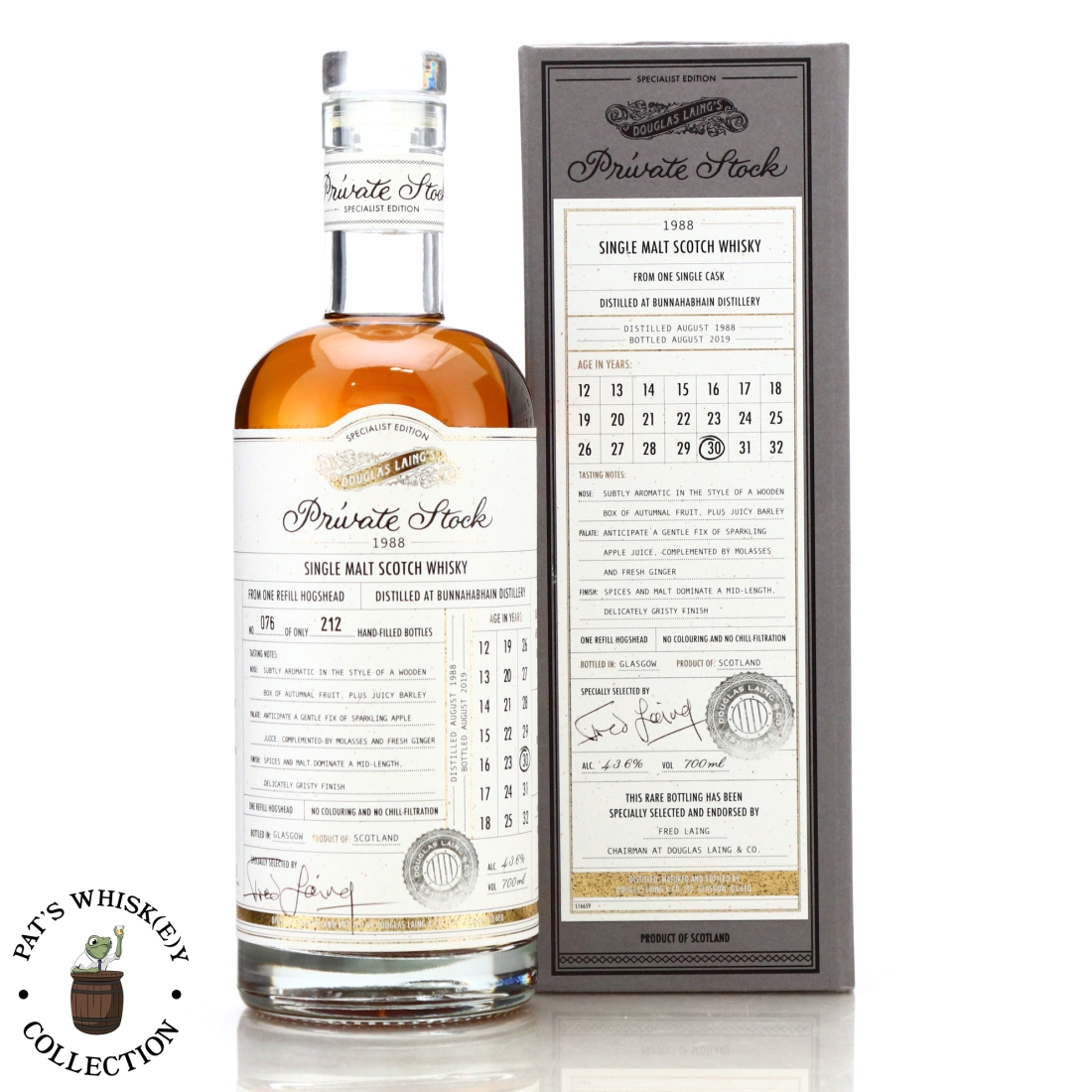 Bunahabhain 1988 Douglas Laing 30 Year Old Private Stock