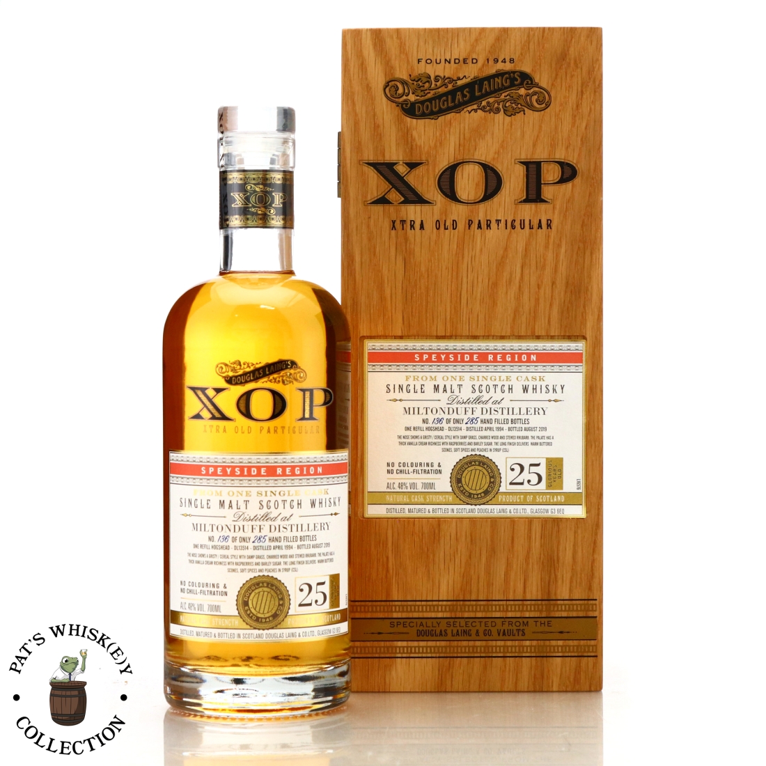 Miltonduff 1994 Douglas Laing 25 Year Old XOP