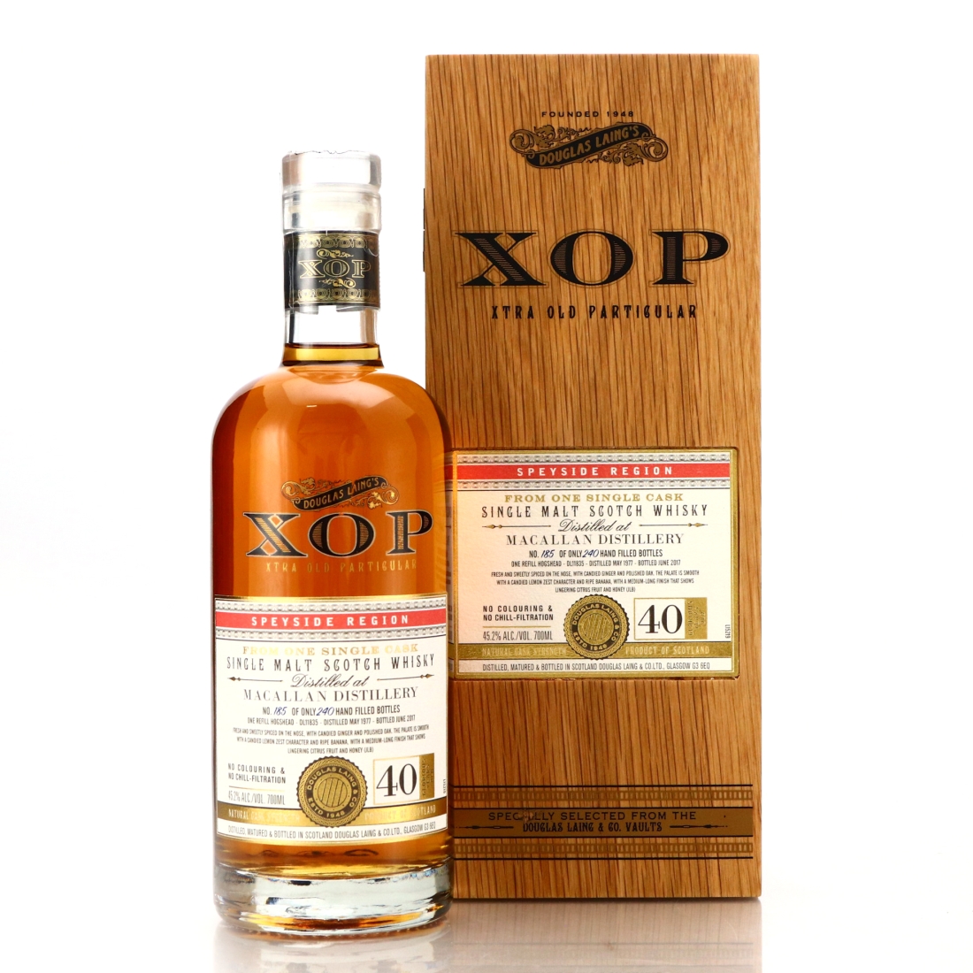 Macallan 1977 Douglas Laing 40 Year Old XOP