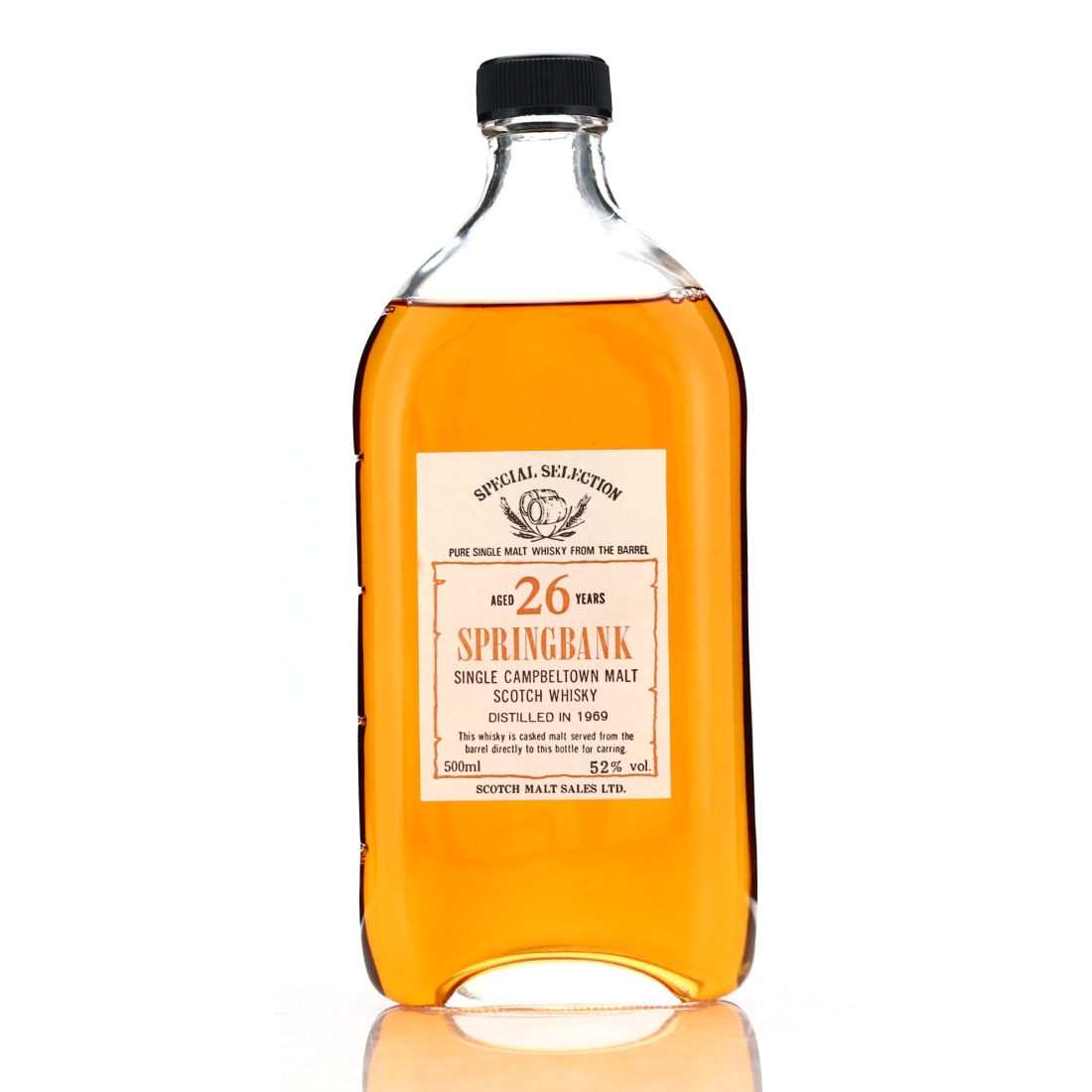 Springbank 1969 Scotch Malt Sales 26 Year Old 50cl