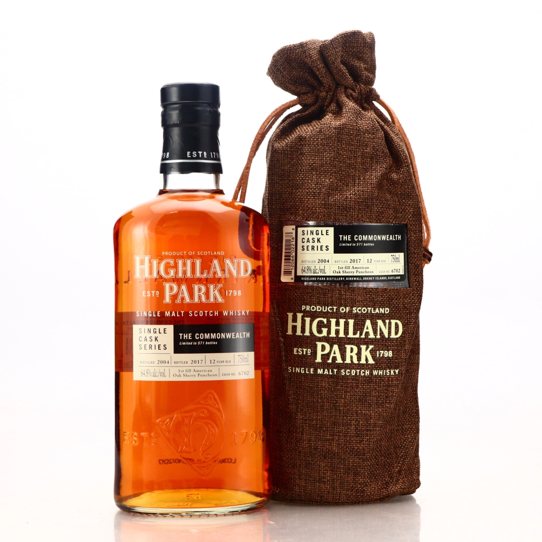 Highland Park 2004 Single Sherry Cask 12 Year Old #6702 75cl / The Commonwealth