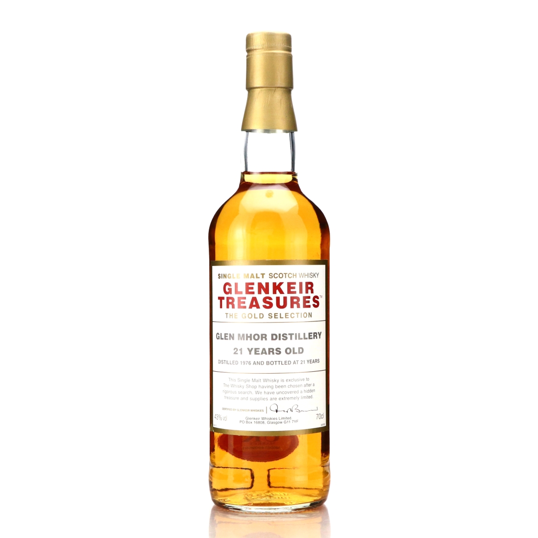 Glen Mhor 1976  Glenkeir Treasures 21 Year Old