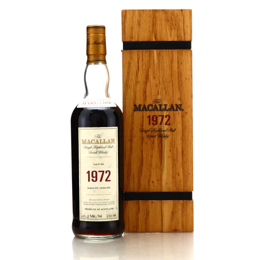 Macallan 1972 Fine and Rare 29 Year Old #4041