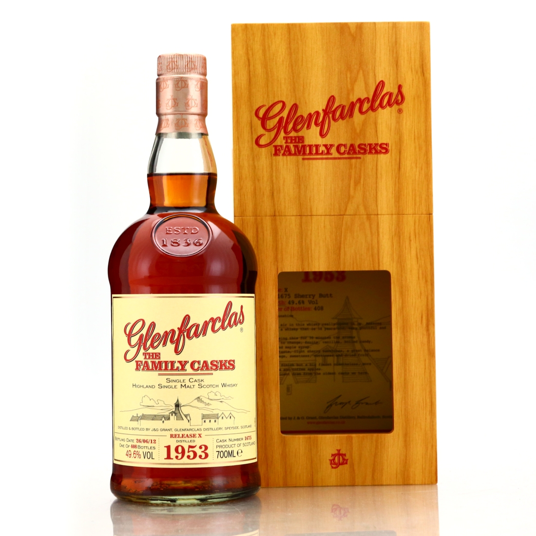 Glenfarclas 1953 Family Cask #1675 / Release X