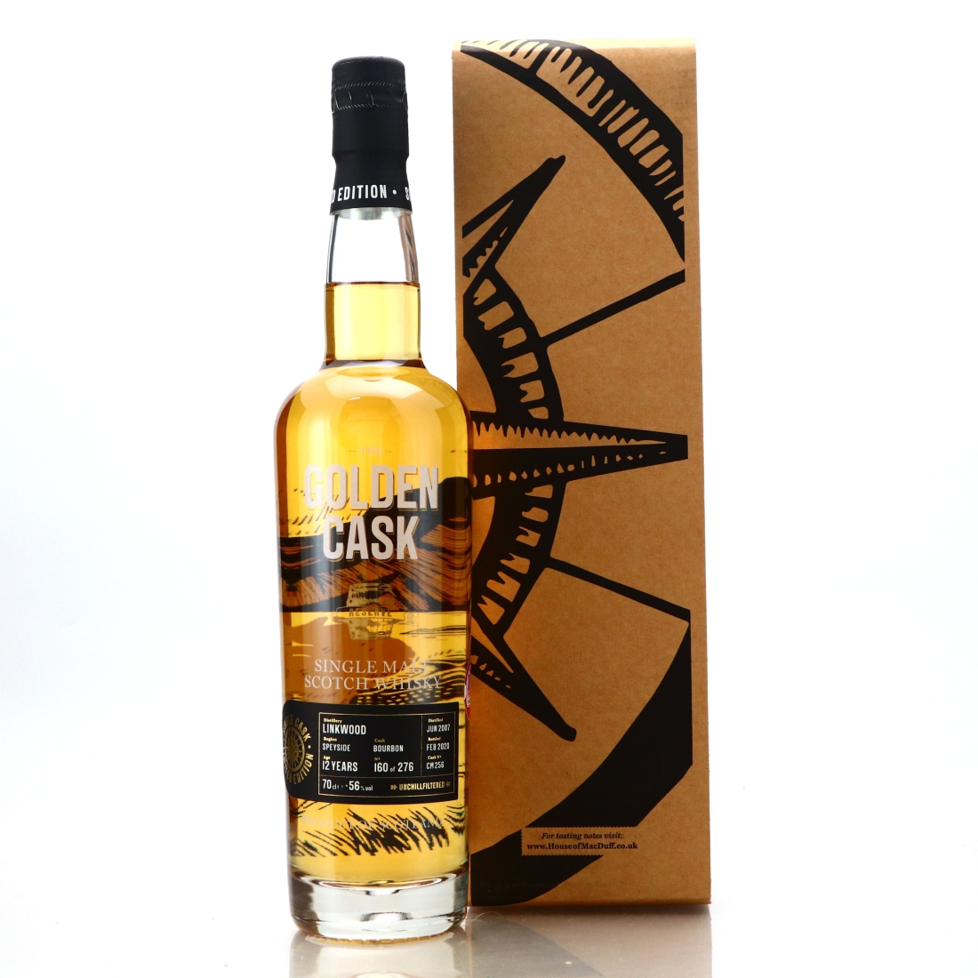 Linkwood 2007 Golden Cask Reserve 12 Year Old