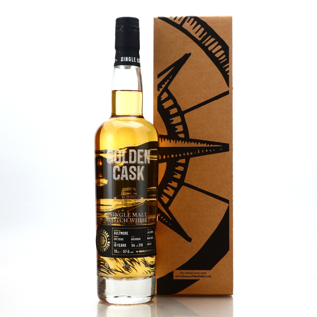 Aultmore 2010 Golden Cask Reserve 10 Year Old