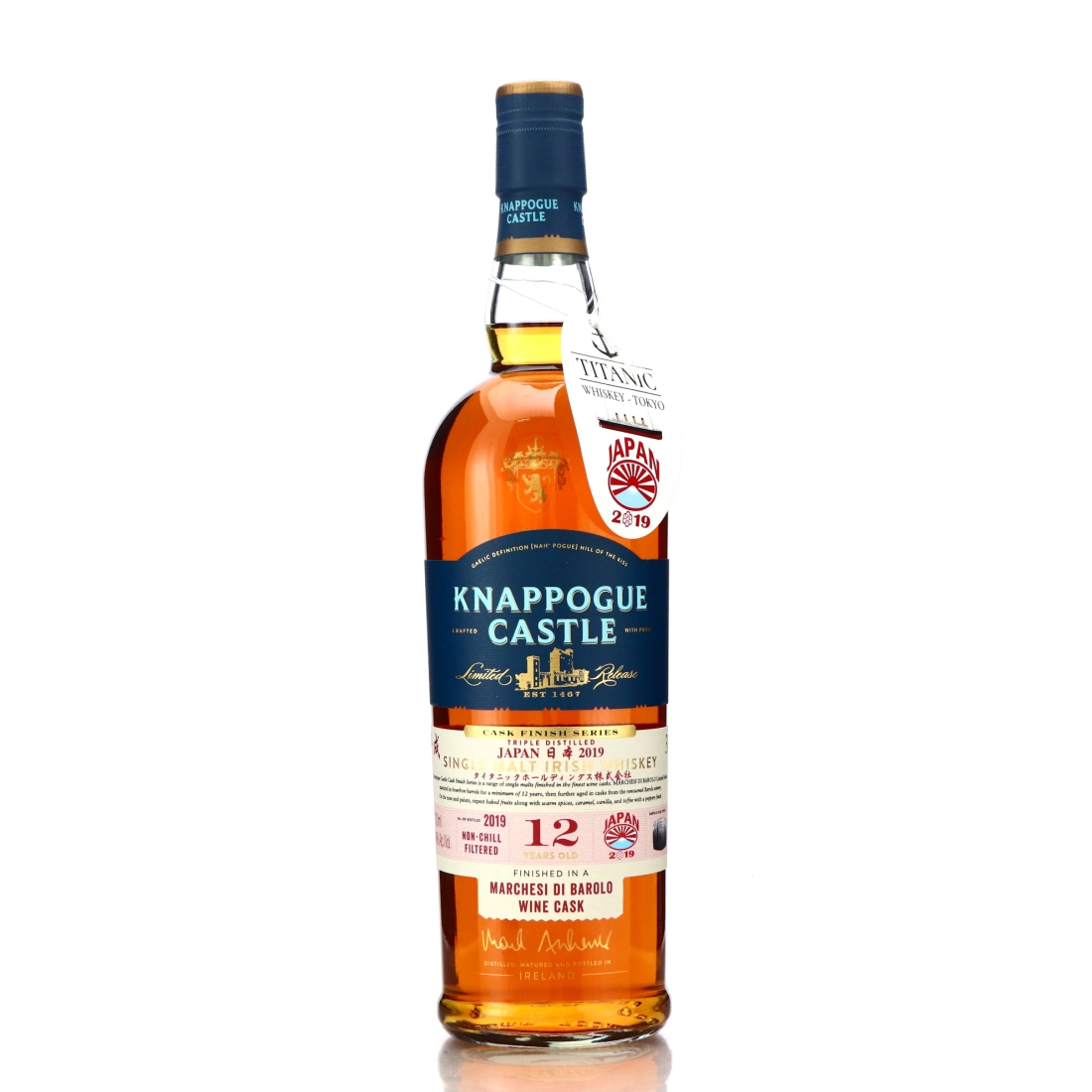 Knappogue Castle 12 Year Old Wine Cask Finish / Titanic Whisky Tokyo 2019