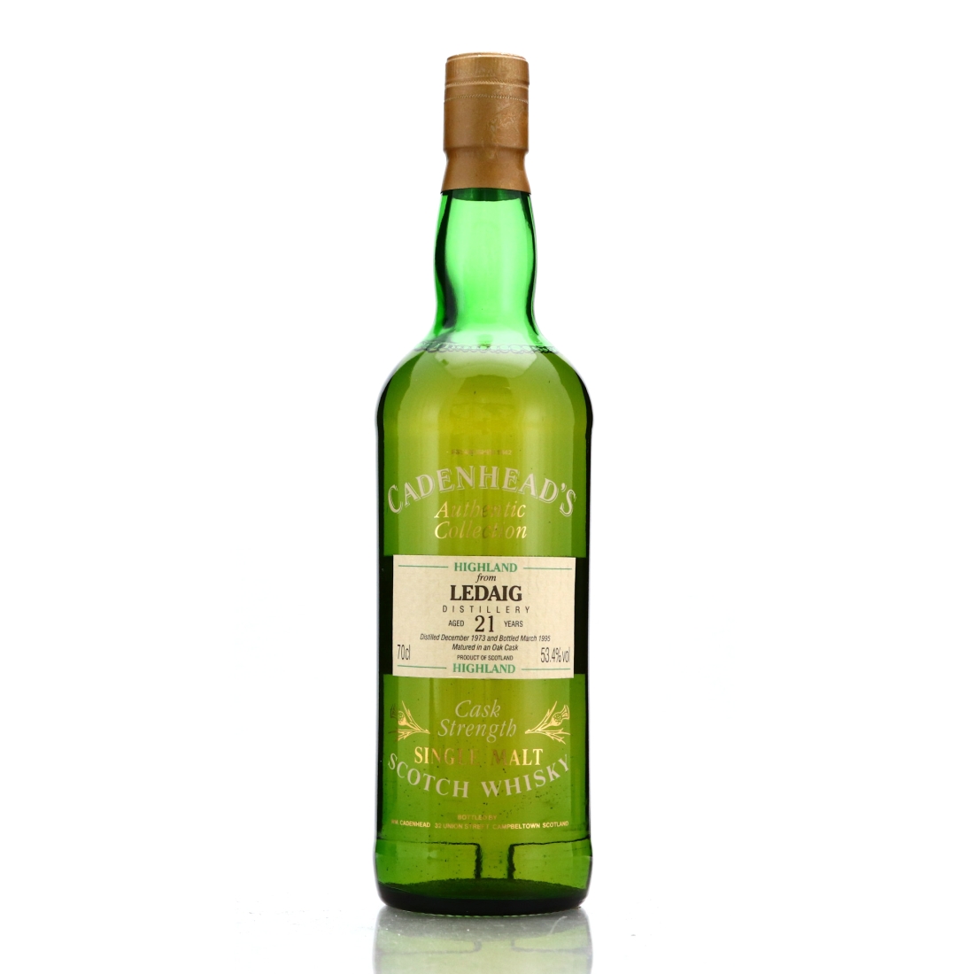 Ledaig 1973 Cadenhead's 21 Year Old