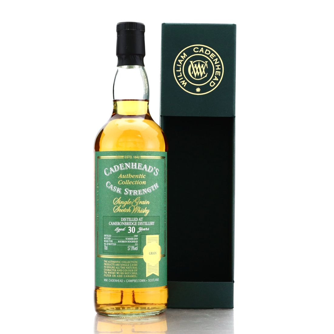 Cameronbridge 1989 Cadenhead's 30 Year Old
